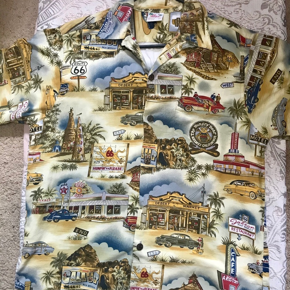 Go Barefoot California Summer Shirts Men’s Medium